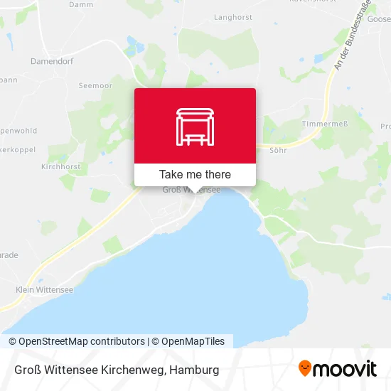 Карта Groß Wittensee Kirchenweg