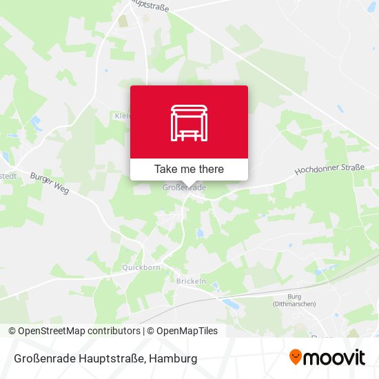 Großenrade Hauptstraße map
