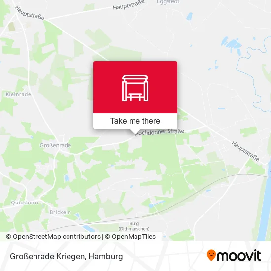 Карта Großenrade Kriegen