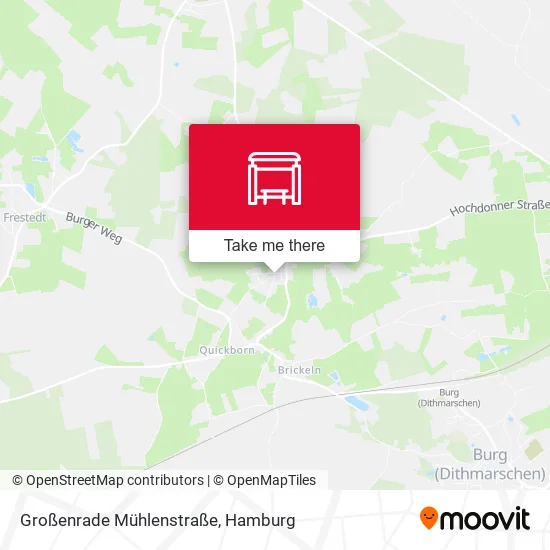 Карта Großenrade Mühlenstraße