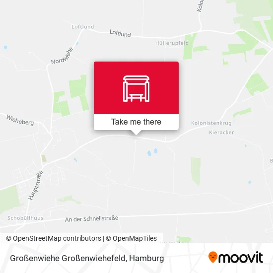 Карта Großenwiehe Großenwiehefeld