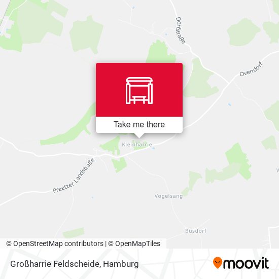 Großharrie Feldscheide map