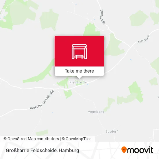 Карта Großharrie Feldscheide