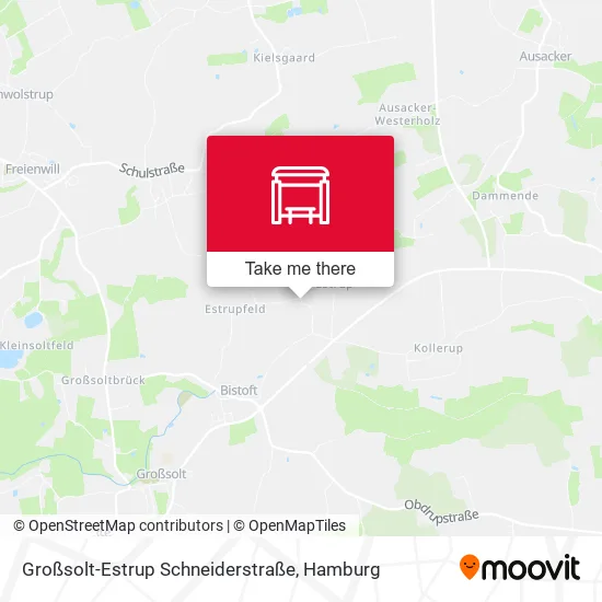 Карта Großsolt-Estrup Schneiderstraße