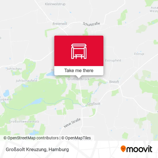 Карта Großsolt Kreuzung