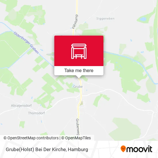 Карта Grube(Holst) Bei Der Kirche