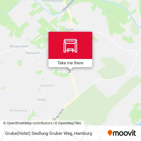 Карта Grube(Holst) Siedlung Gruber Weg