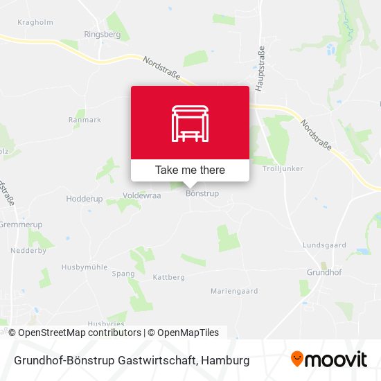 Grundhof-Bönstrup Gastwirtschaft map