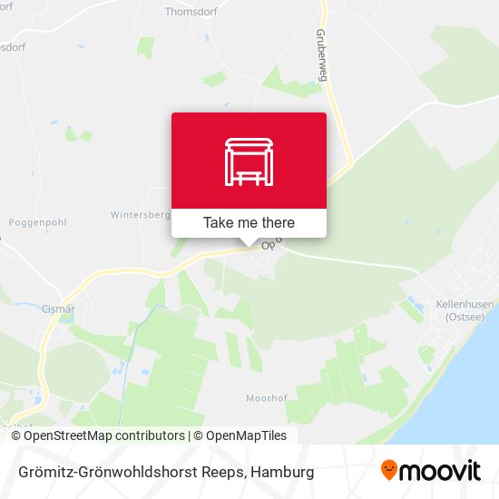 Grömitz-Grönwohldshorst Reeps map