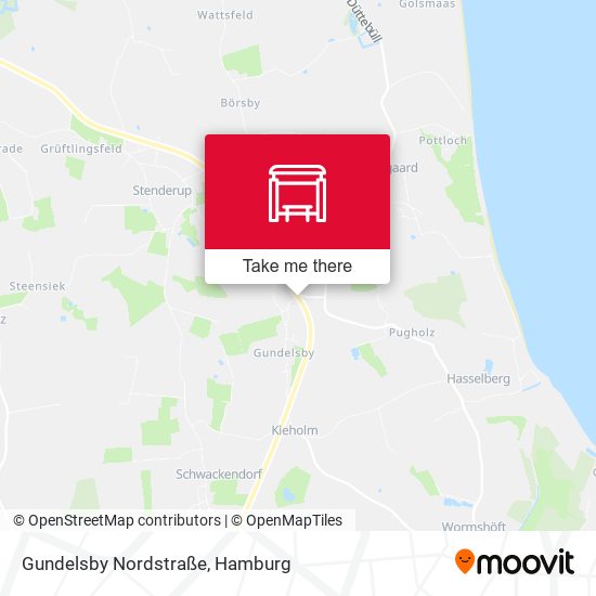 Gundelsby Nordstraße map