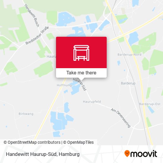 Handewitt Haurup-Süd map