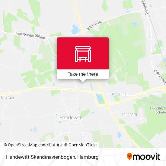 Карта Handewitt Skandinavienbogen