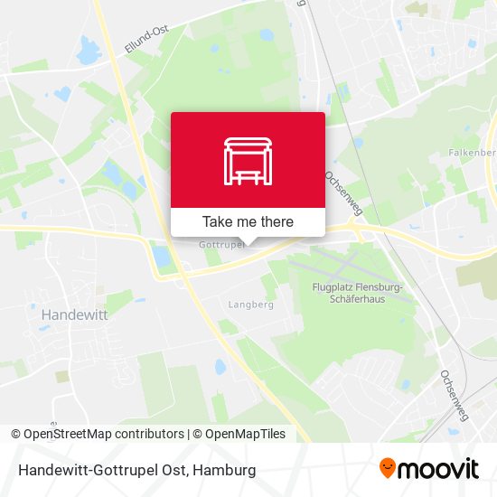 Handewitt-Gottrupel Ost map