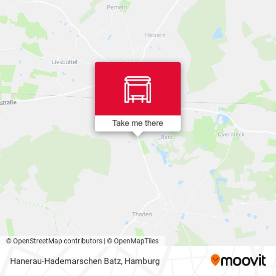 Hanerau-Hademarschen Batz map