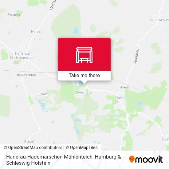 Карта Hanerau-Hademarschen Mühlenteich