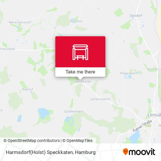 Harmsdorf(Holst) Speckkaten map