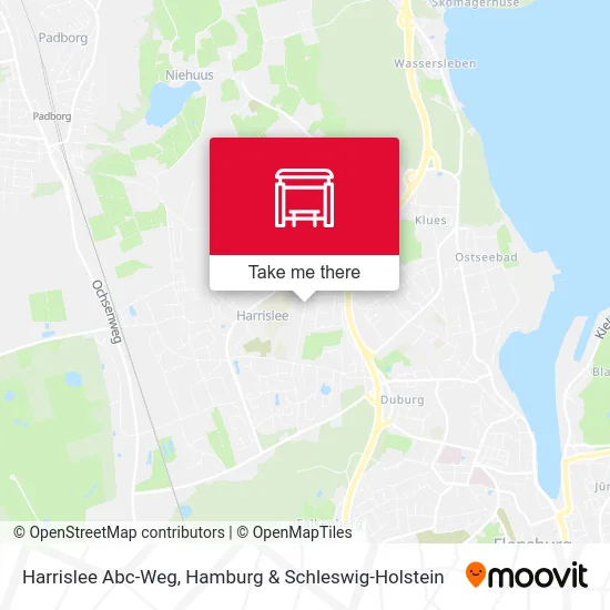 Карта Harrislee Abc-Weg