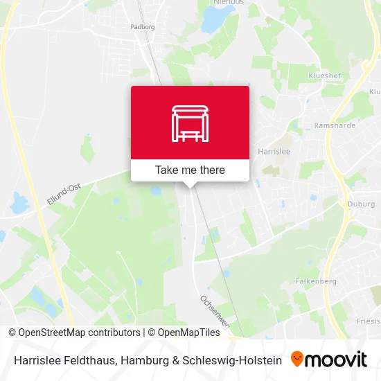 Карта Harrislee Feldthaus