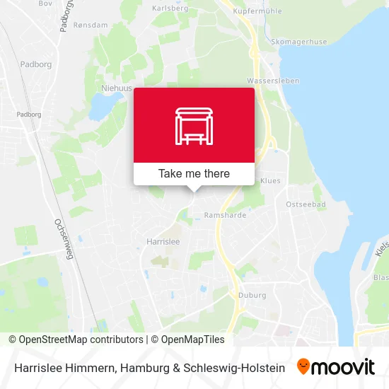 Карта Harrislee Himmern