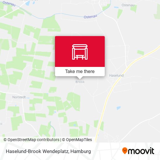 Haselund-Brook Wendeplatz map