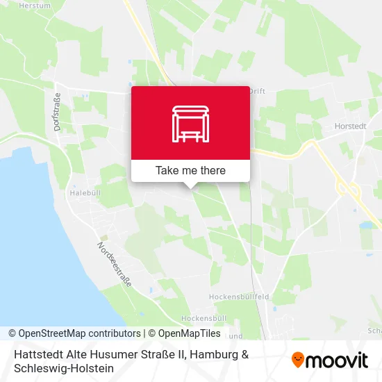 Карта Hattstedt Alte Husumer Straße II