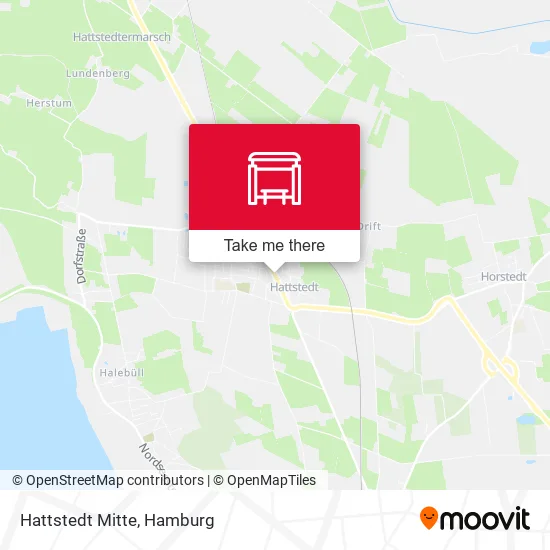 Карта Hattstedt Mitte