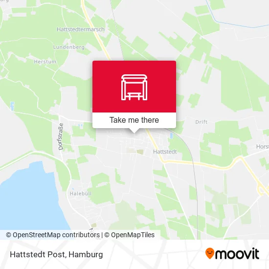 Карта Hattstedt Post