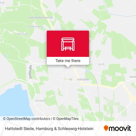 Карта Hattstedt Siede