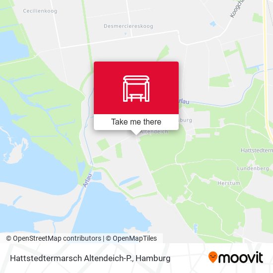 Hattstedtermarsch Altendeich-P. map