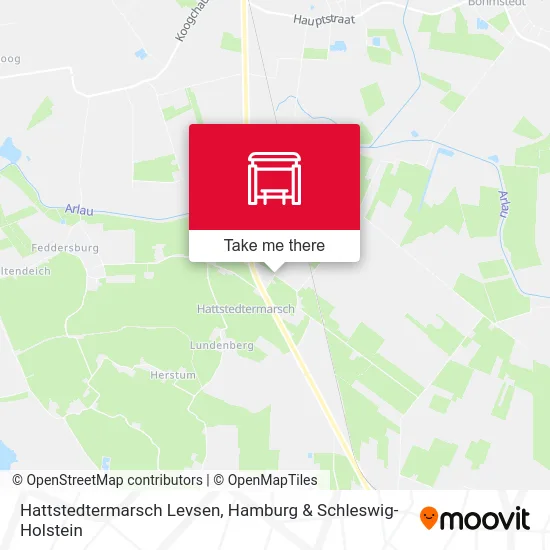 Карта Hattstedtermarsch Levsen