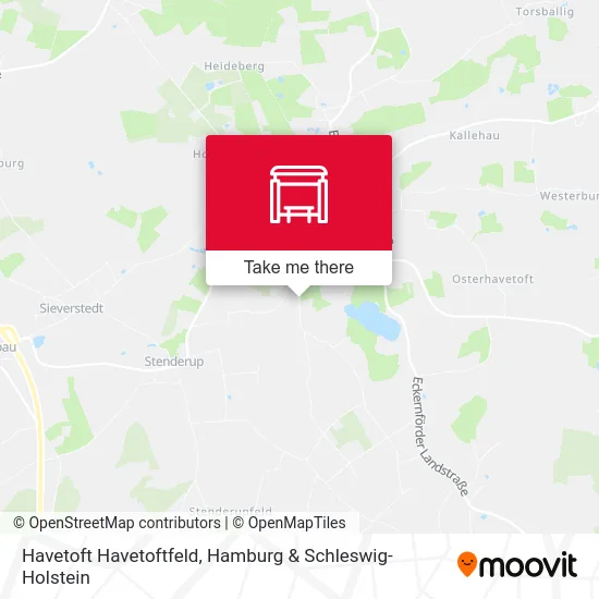 Карта Havetoft Havetoftfeld