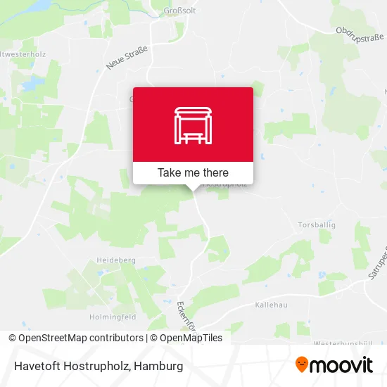 Карта Havetoft Hostrupholz