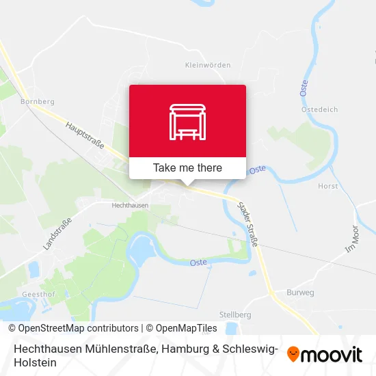 Карта Hechthausen Mühlenstraße