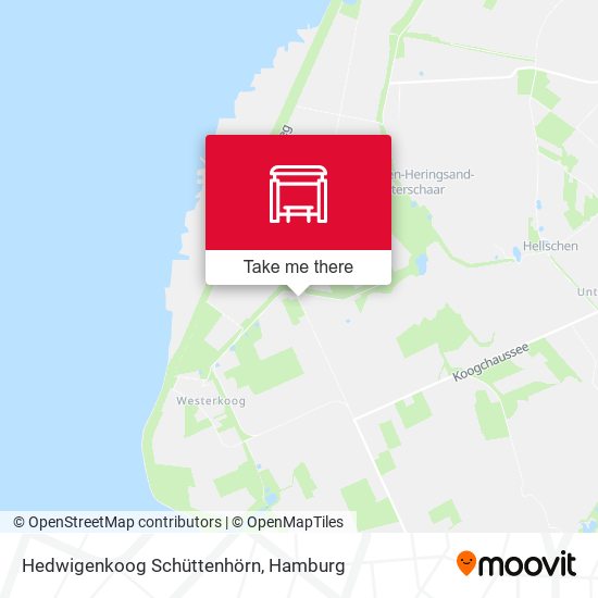 Hedwigenkoog Schüttenhörn map