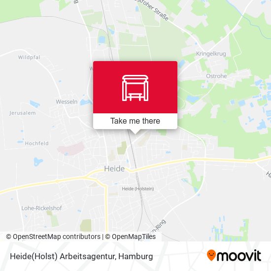 Heide(Holst) Arbeitsagentur map