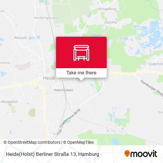 Heide(Holst) Berliner Straße 13 map
