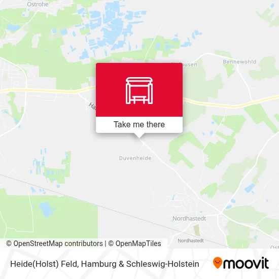 Heide(Holst) Feld map