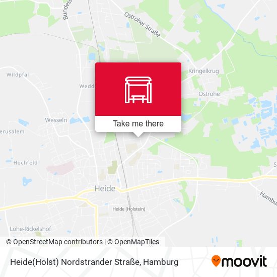 Heide(Holst) Nordstrander Straße map