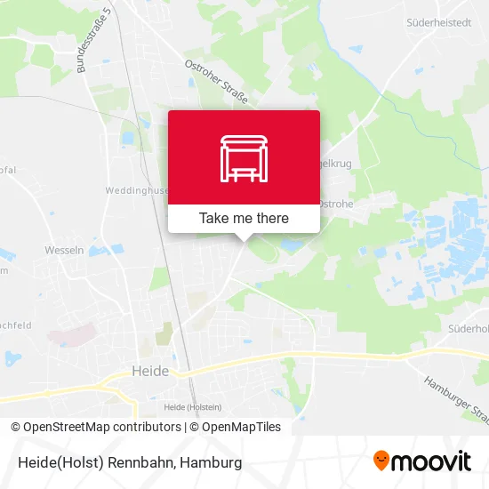 Карта Heide(Holst) Rennbahn