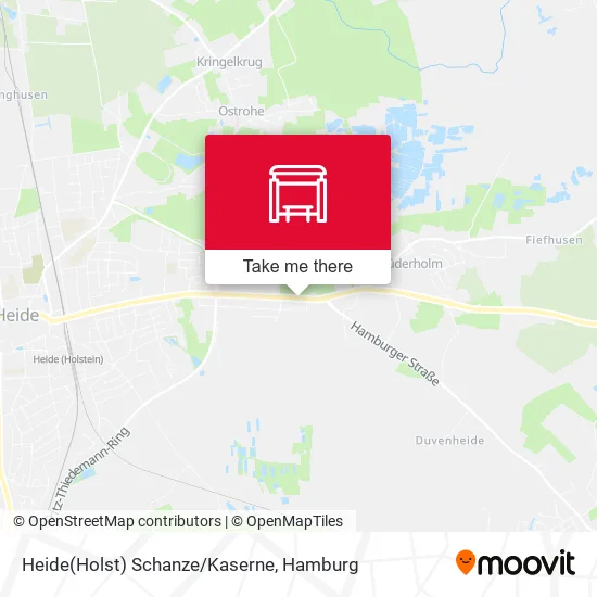 Карта Heide(Holst) Schanze/Kaserne
