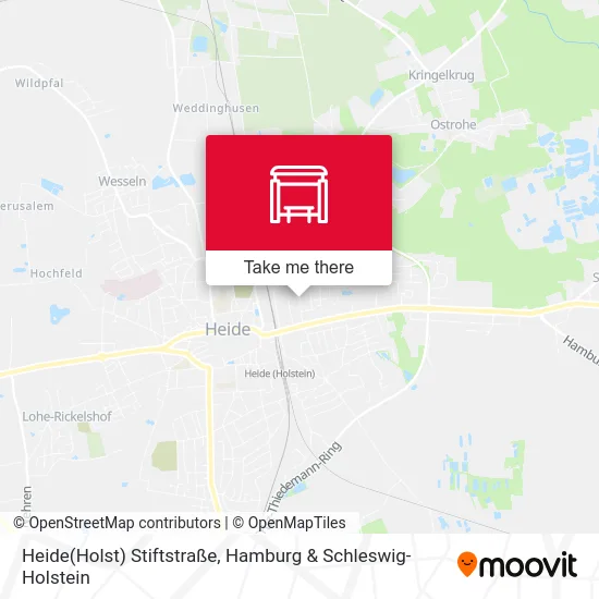 Карта Heide(Holst) Stiftstraße