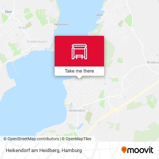 Heikendorf am Heidberg map