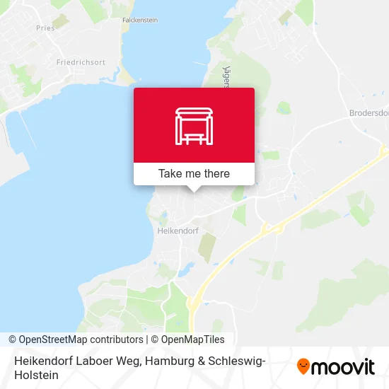 Карта Heikendorf Laboer Weg