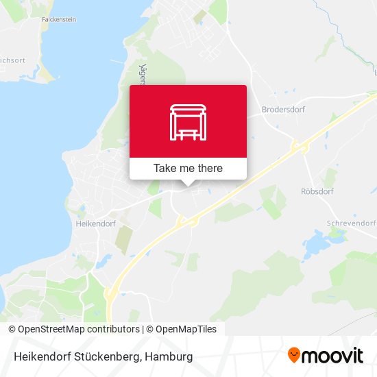 Heikendorf Stückenberg map