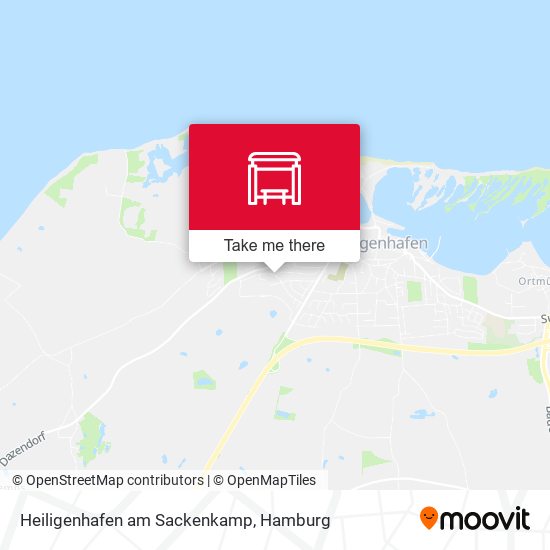 Heiligenhafen am Sackenkamp map