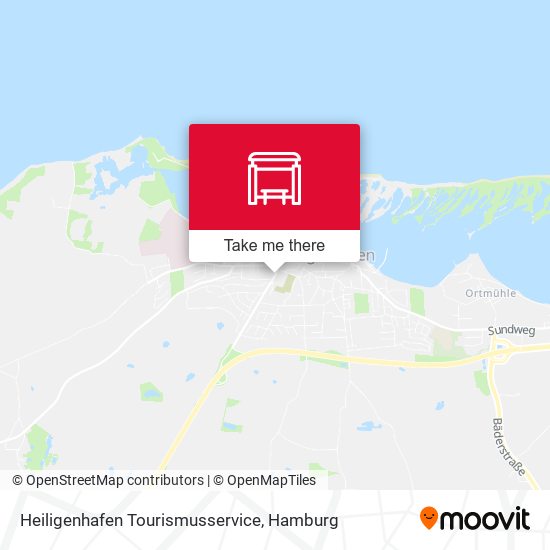 Heiligenhafen Tourismusservice map