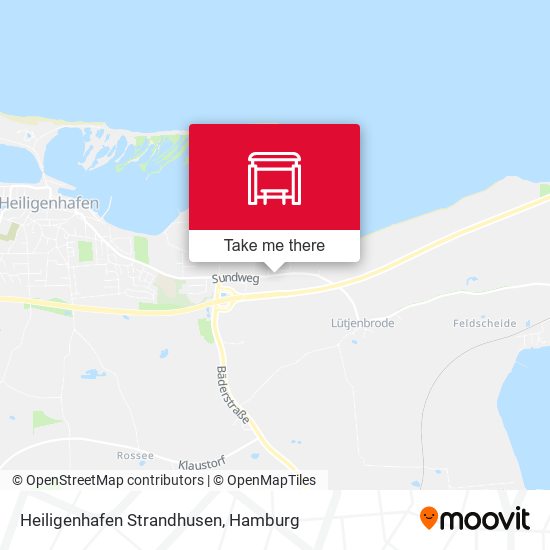 Heiligenhafen Strandhusen map
