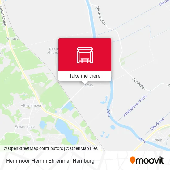 Карта Hemmoor-Hemm Ehrenmal