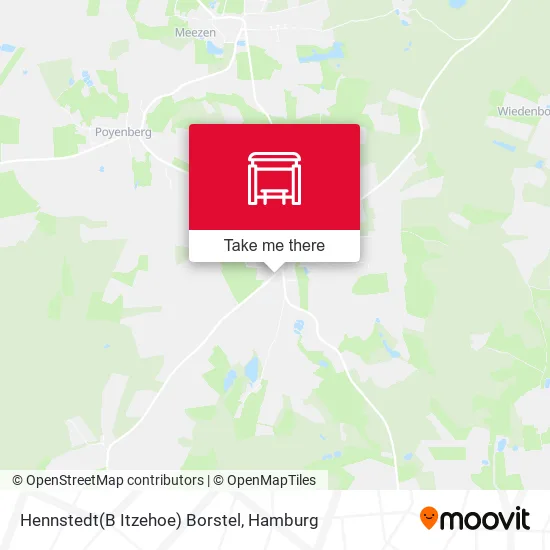 Карта Hennstedt(B Itzehoe) Borstel