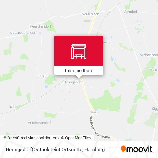 Heringsdorf(Ostholstein) Ortsmitte map